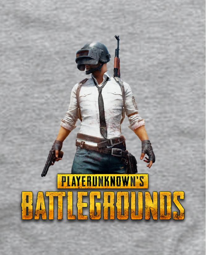 Marškinėliai PUBG logo